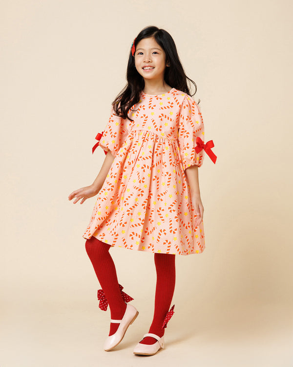 Printed Balloon Dress