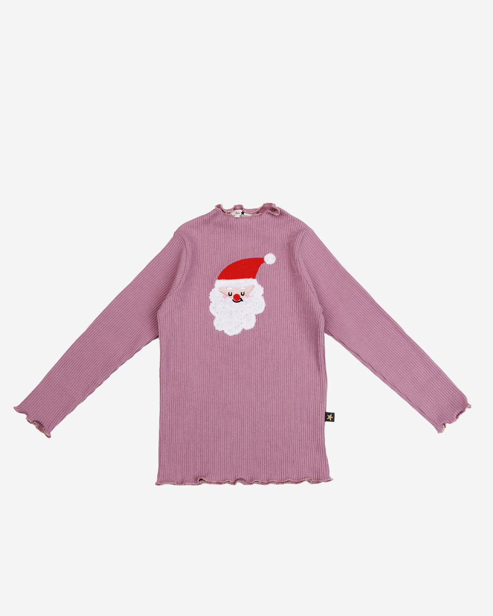 Patched Ribbed Top