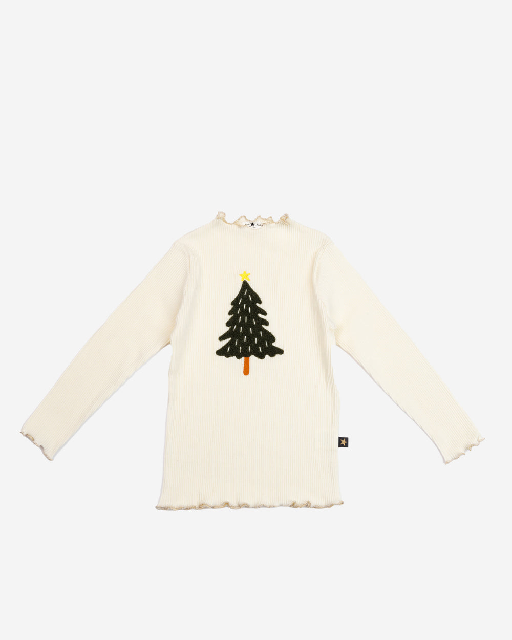 Patched Ribbed Top