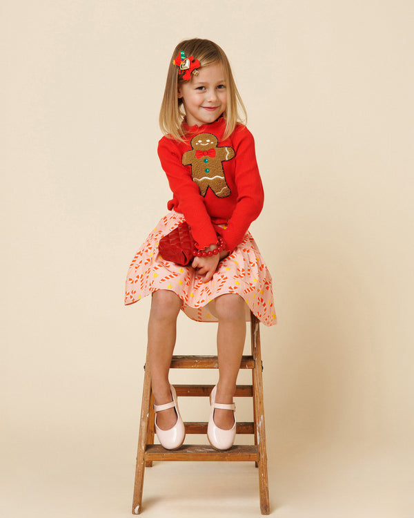 Printed Balloon Skirt