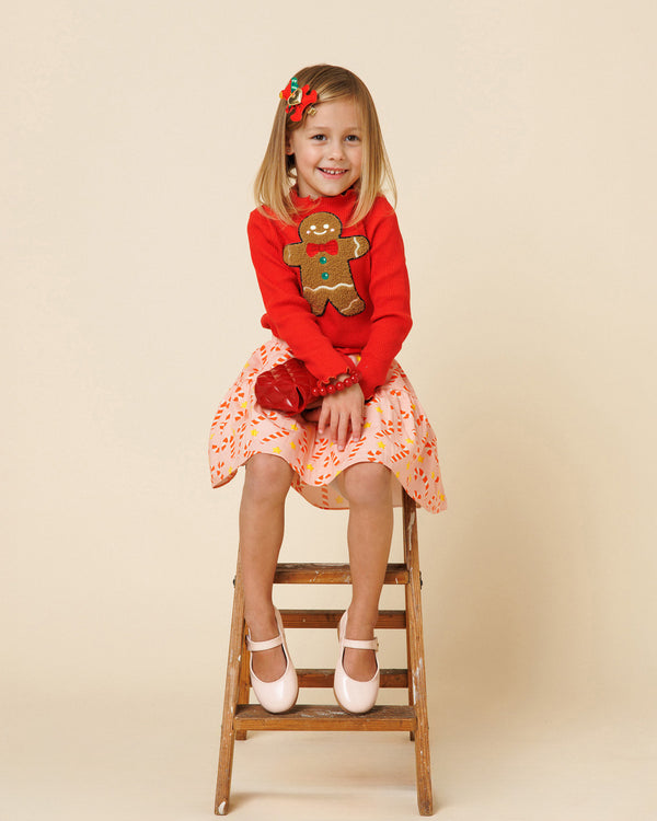 Printed Balloon Skirt