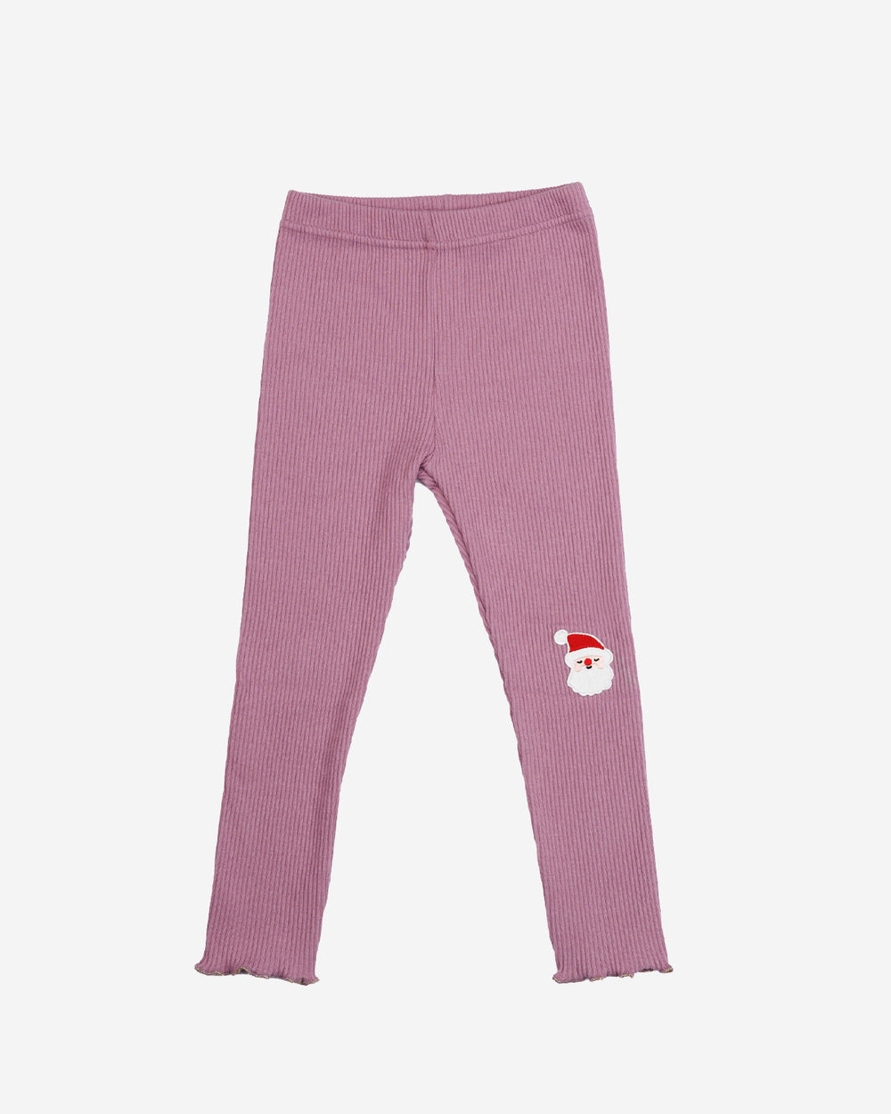 Patched Ribbed Leggings