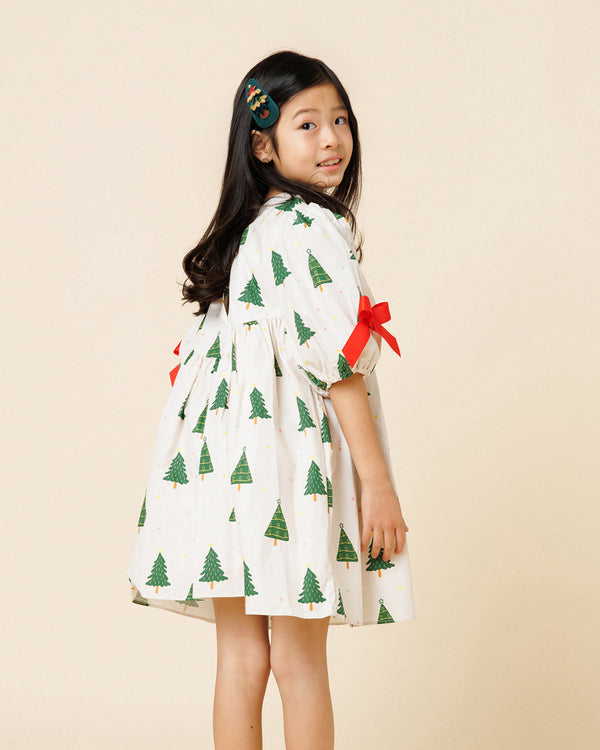 Printed Balloon Dress