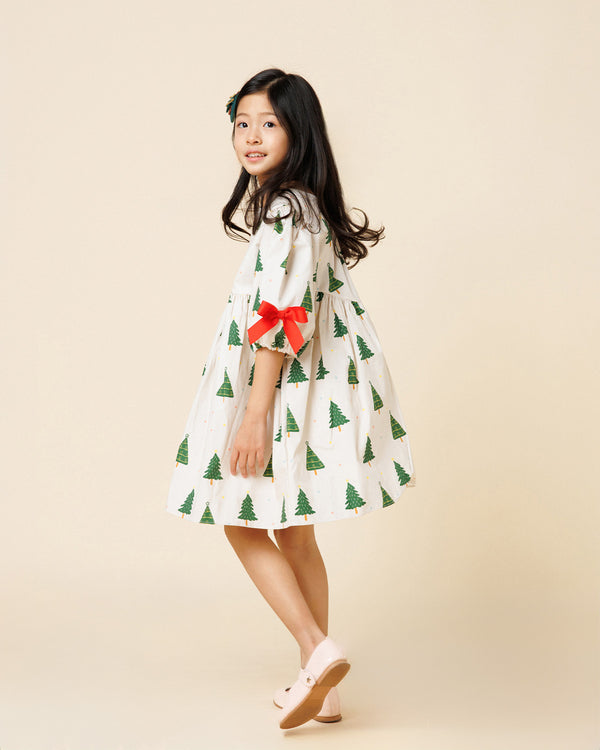 Printed Balloon Dress