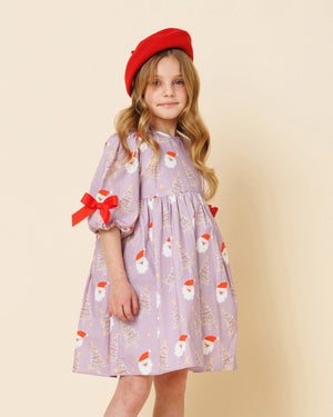 Printed Balloon Dress