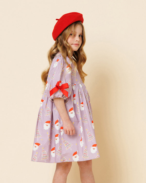 Printed Balloon Dress