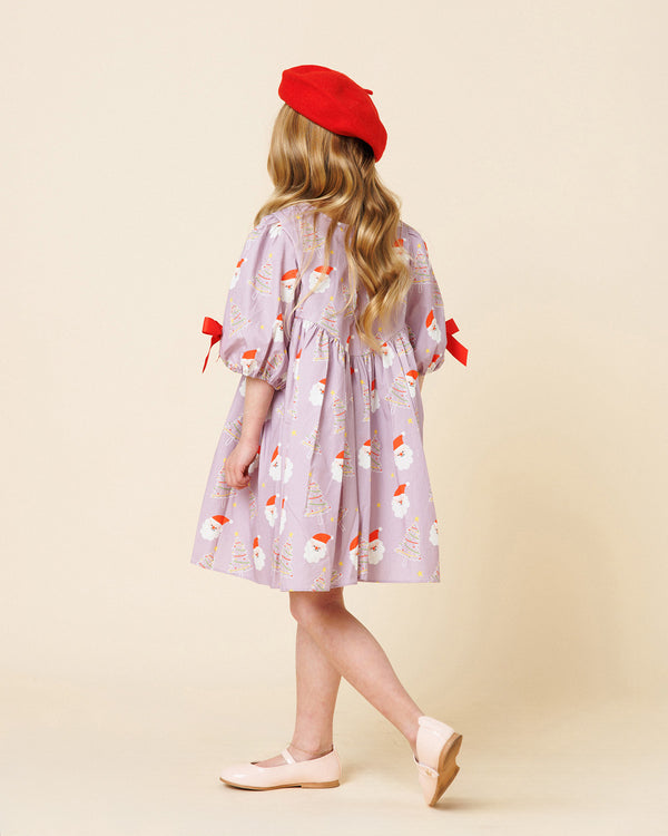 Printed Balloon Dress