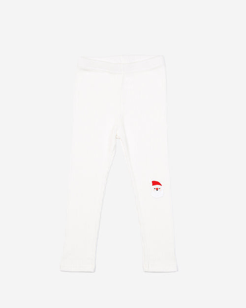 Ribbed Patched Leggings