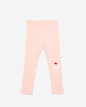 Ribbed Patched Leggings