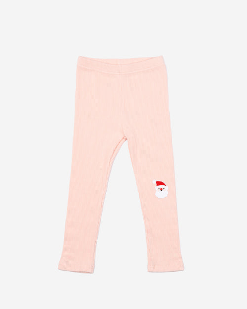 Ribbed Patched Leggings