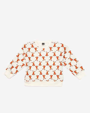 Microfleece Printed Sweatshirt