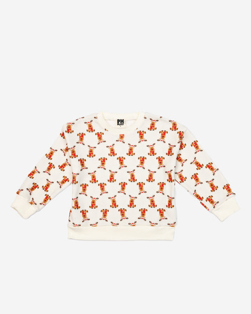 Microfleece Printed Sweatshirt