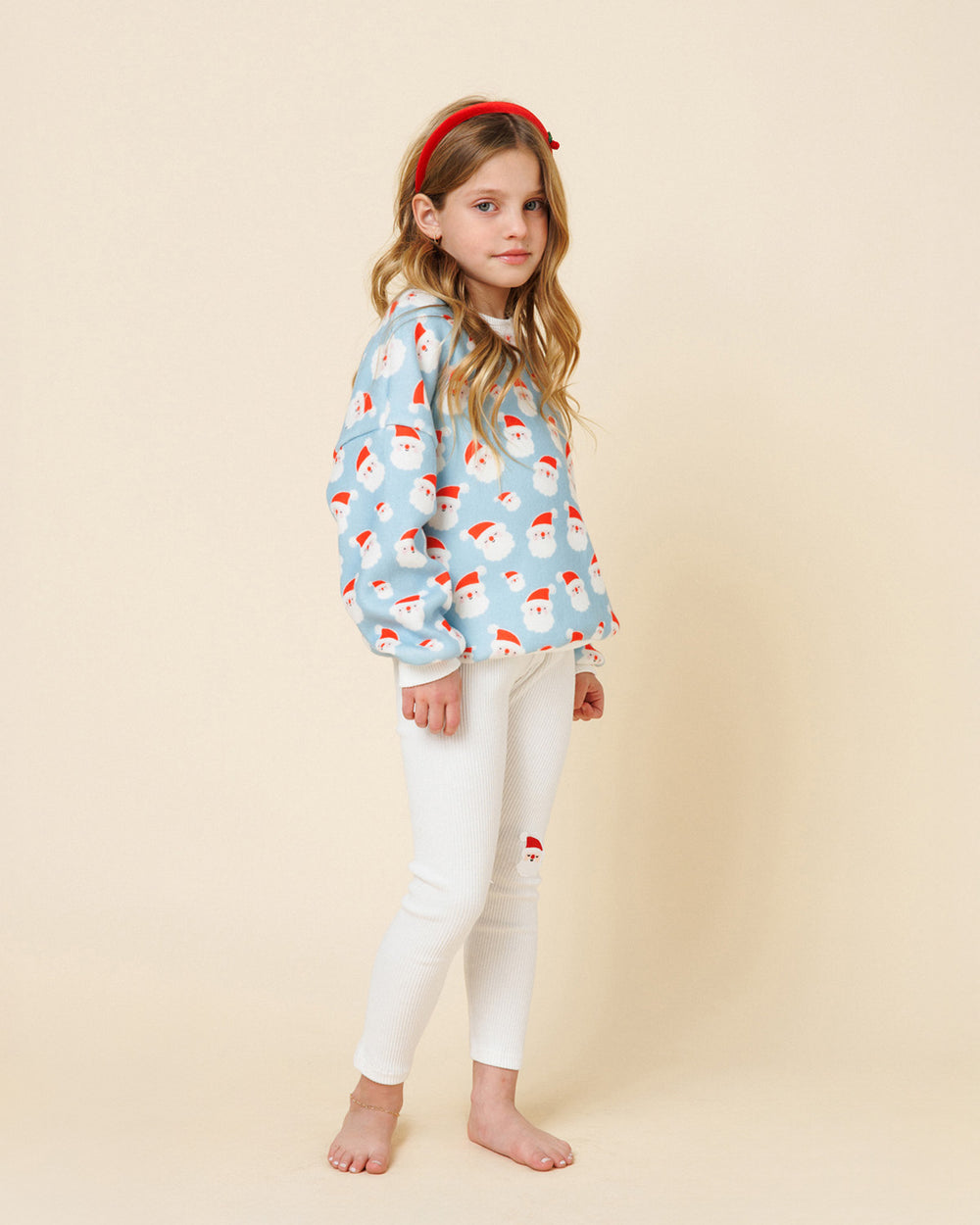 Microfleece Printed Sweatshirt