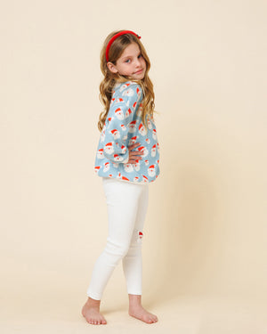 Microfleece Printed Sweatshirt