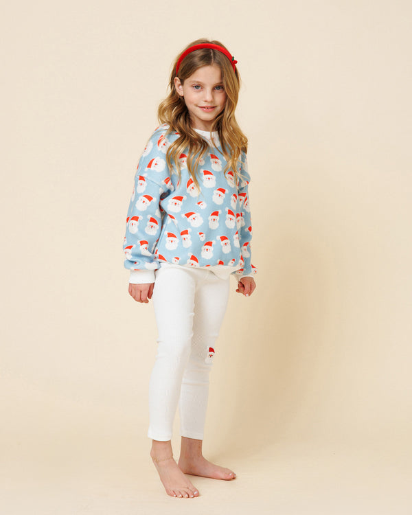 Microfleece Printed Sweatshirt