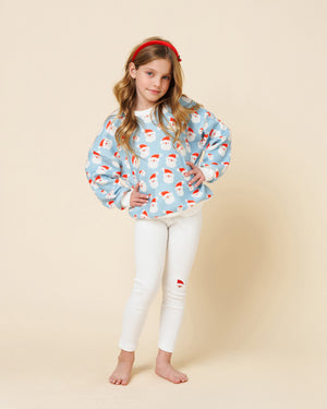 Microfleece Printed Sweatshirt