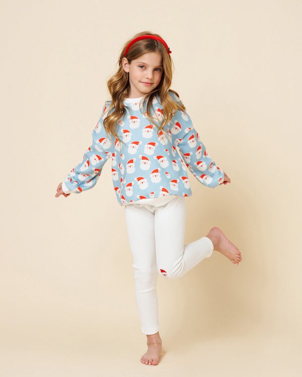 Microfleece Printed Sweatshirt