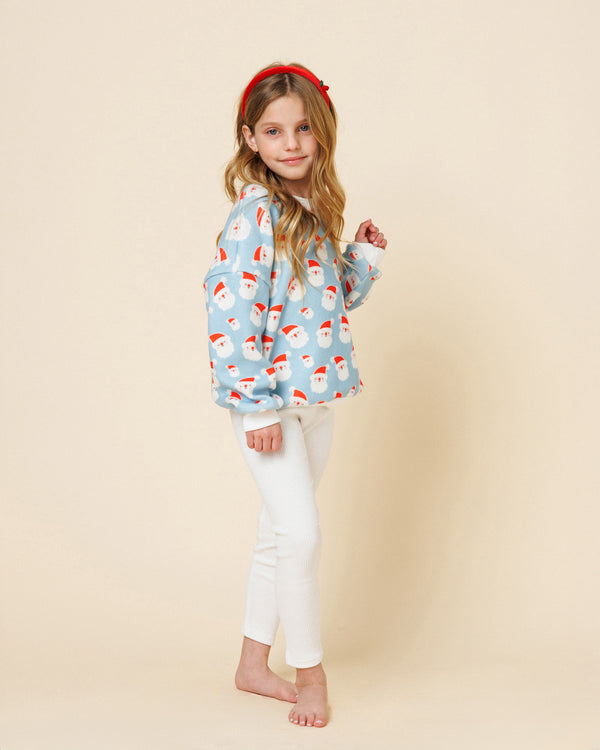 Microfleece Printed Sweatshirt