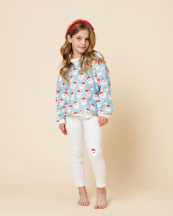 Microfleece Printed Sweatshirt