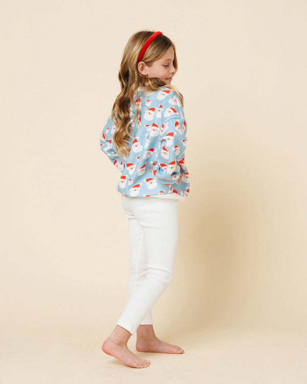Microfleece Printed Sweatshirt