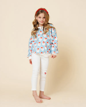 Microfleece Printed Sweatshirt