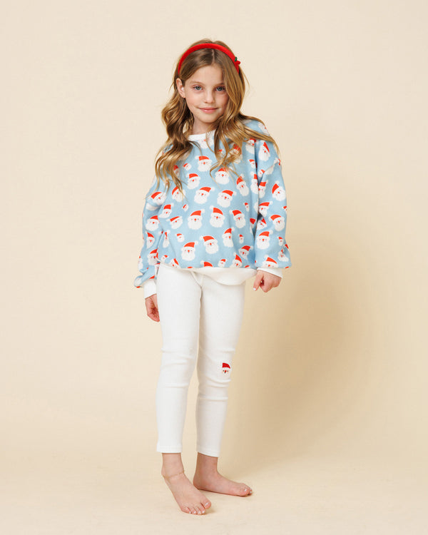 Microfleece Printed Sweatshirt