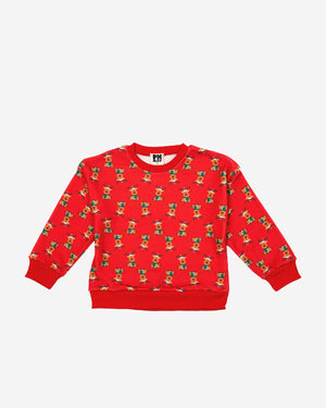 Microfleece Printed Sweatshirt