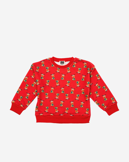 Microfleece Printed Sweatshirt