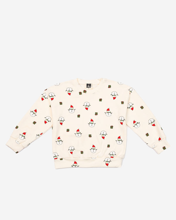 Snowman Sweatshirt Set