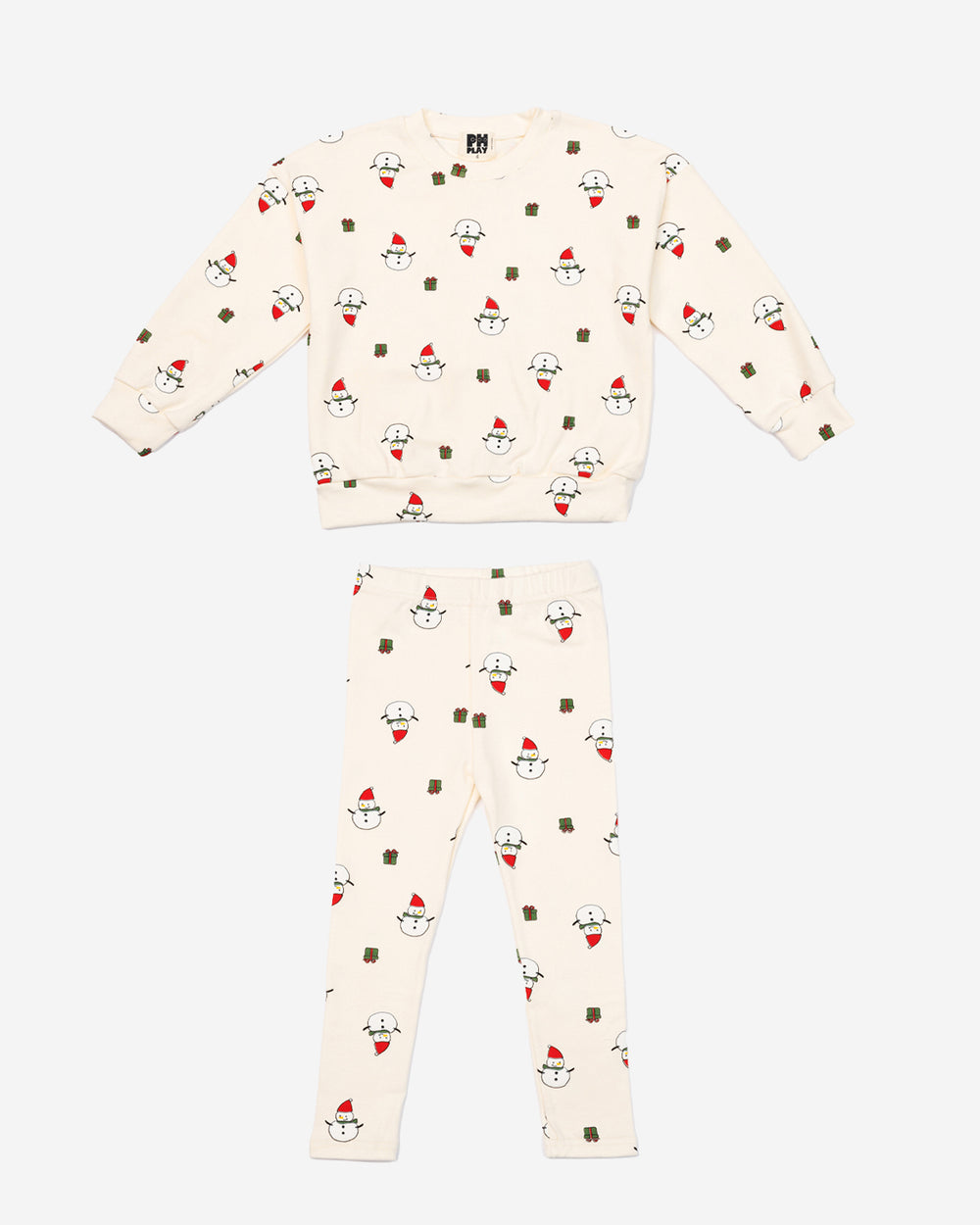 Snowman Sweatshirt Set