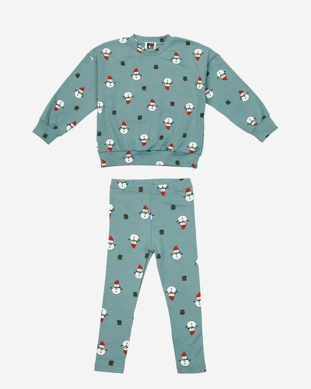 Snowman Sweatshirt Set
