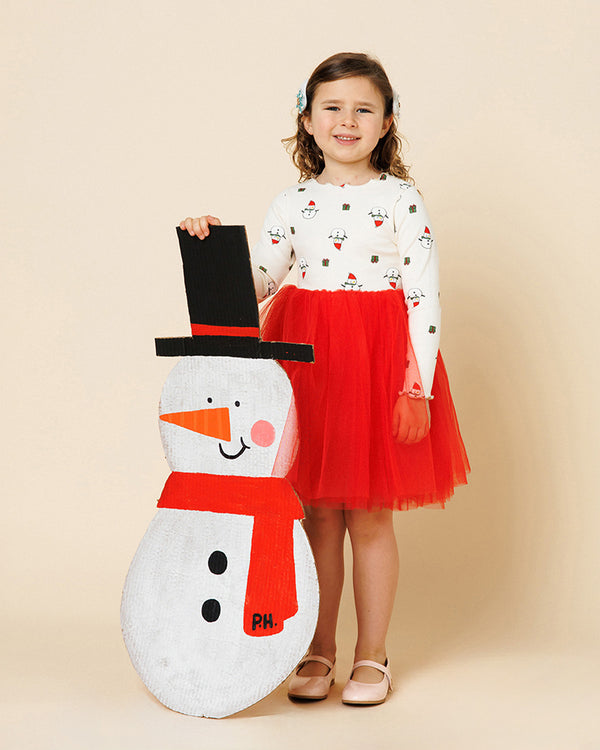Snowman Tutu Dress