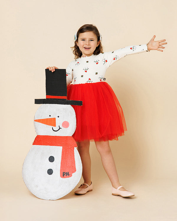 Snowman Tutu Dress