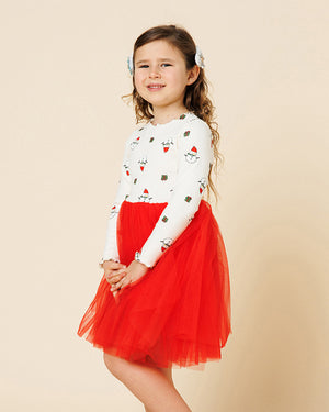 Snowman Tutu Dress