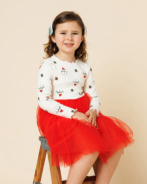Snowman Tutu Dress