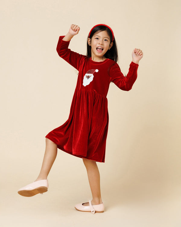 Velvet Santa Dress