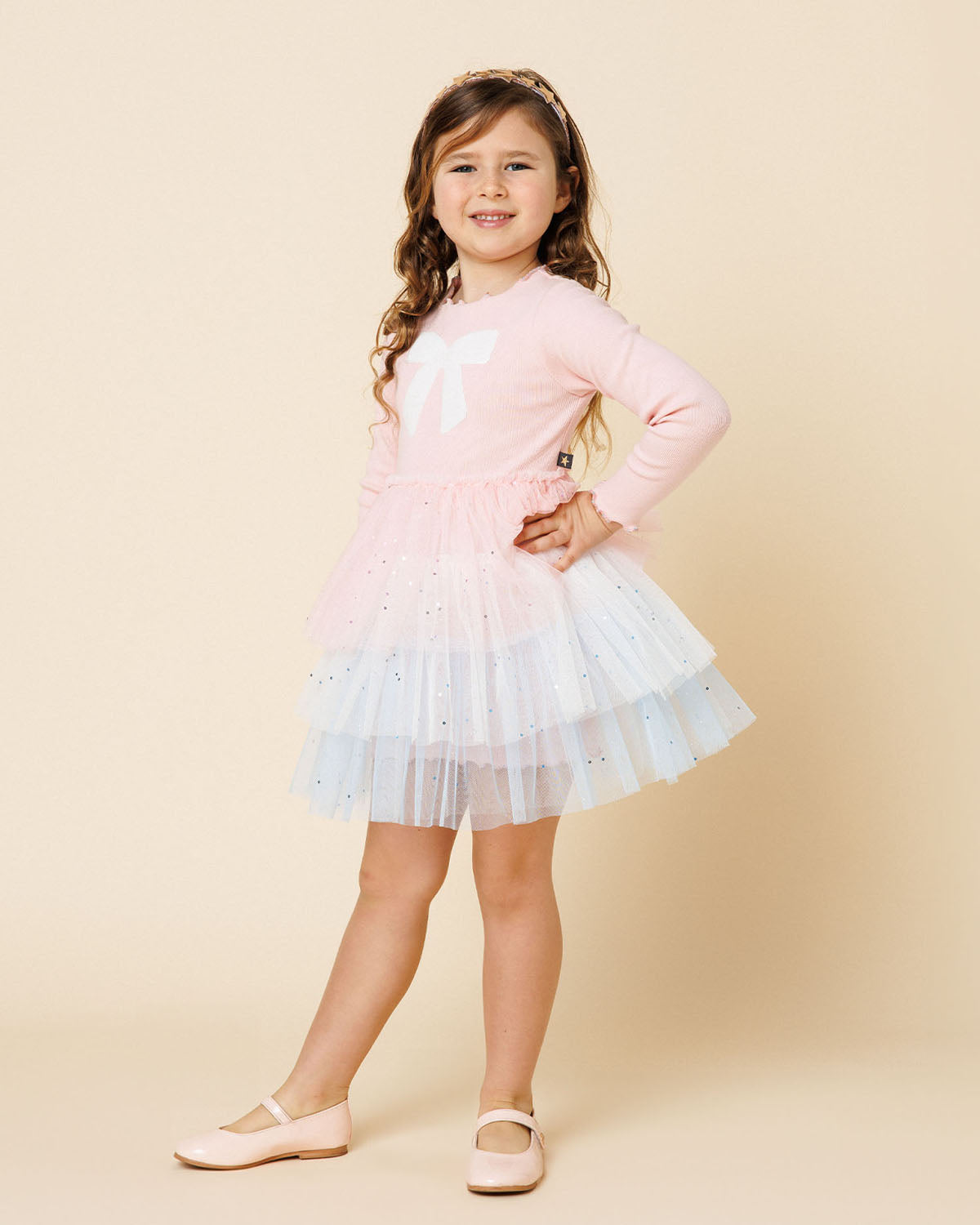 Bow 3 Layered Tutu Dress