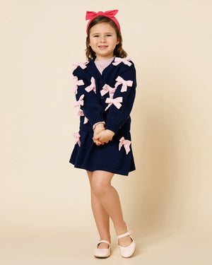 Knit Bow Cardigan