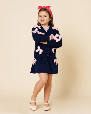 Knit Bow Cardigan