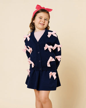 Knit Bow Cardigan