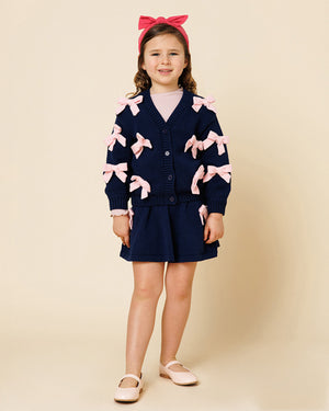 Knit Bow Cardigan