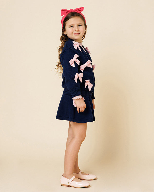 Knit Bow Cardigan