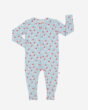 Bamboo LS Zipper Romper