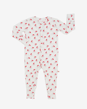 HD Bamboo LS Zipper Romper