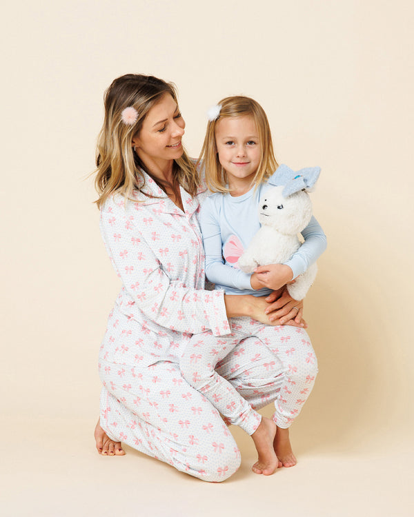 Bamboo LS Printed PJs Set