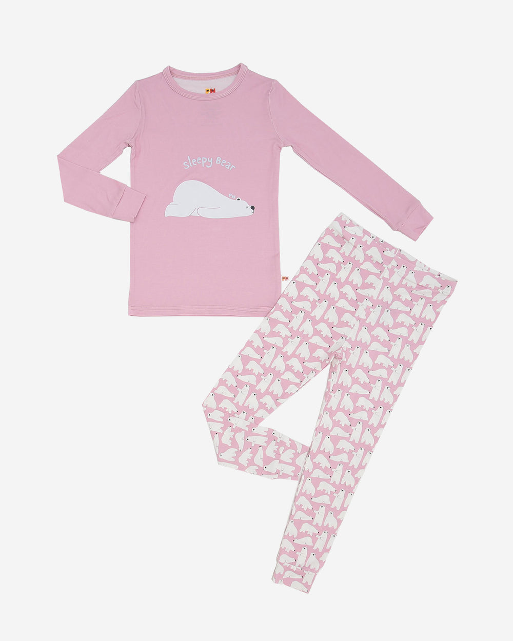 Bamboo LS Printed PJs Set