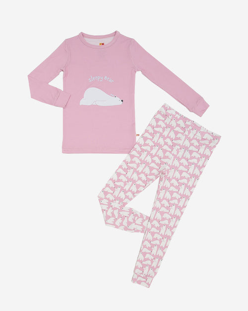 Bamboo LS Printed PJs Set