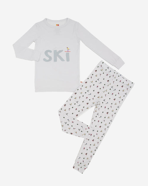 Bamboo LS Printed PJs Set