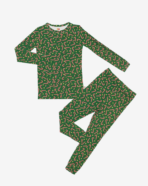 HD Bamboo LS Printed PJs Set