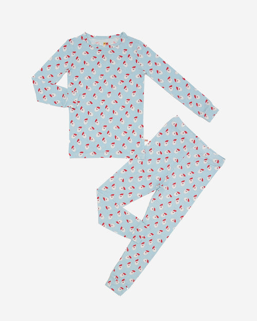 HD Bamboo LS Printed PJs Set